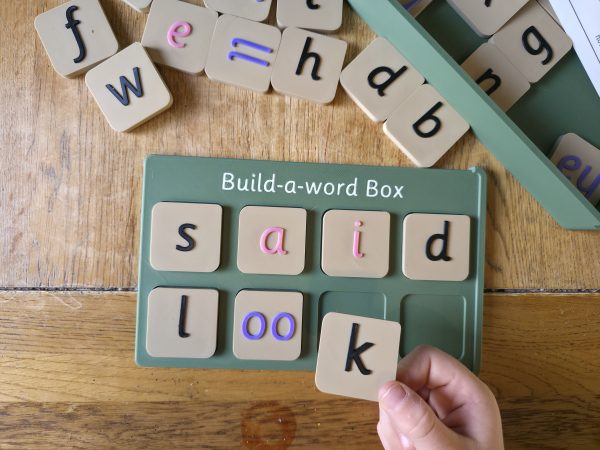 Build-a-word Box - Phonics Learning Aid